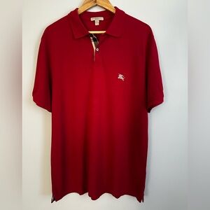 Burberry Red Polo Shirt